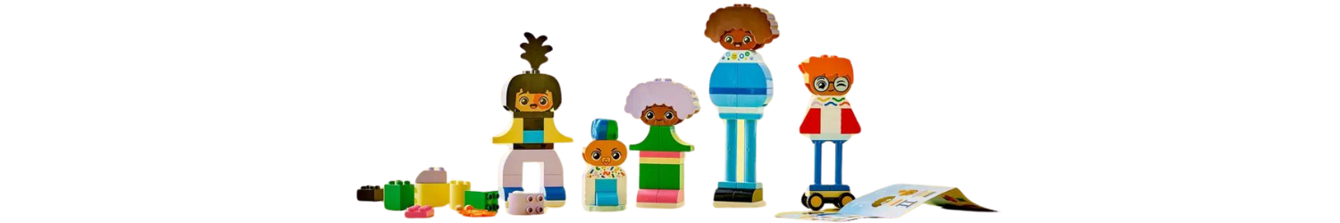Oameni construibili cu emotii mari, +3 ani, 10423, Lego Duplo